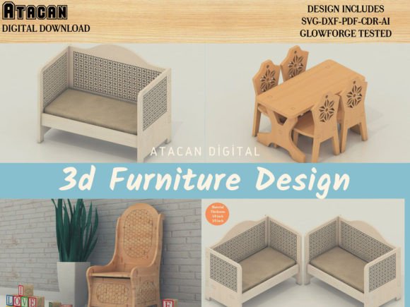 3D Furniture Bundle and Dollhouse Miniature: A Comprehensive Guide for Laser Enthusiasts