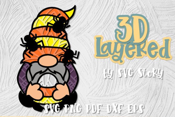 3D Halloween Gnome with Spiders Design: A Creative and Practical Choice for All