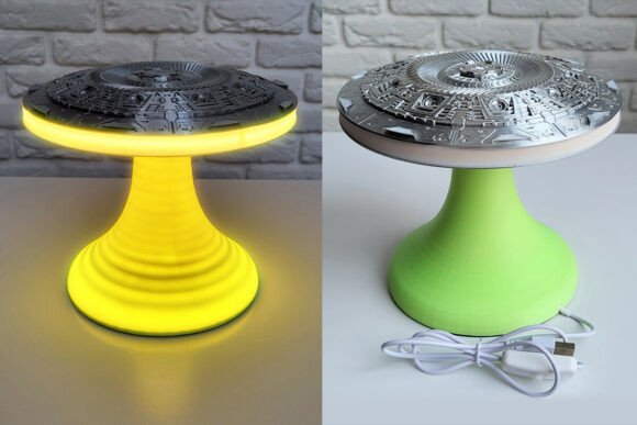 Build a Futuristic UFO LED Lamp with 3D Print