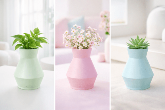 Elevate Your Workspace with a Modern Minimalist Vase 3D Printable