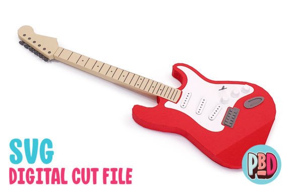 Fender Electric Guitar 3D Papercraft: A Creative and Decorative Masterpiece