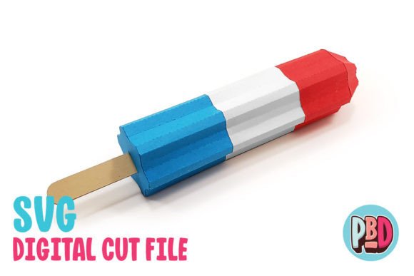 Firecracker Popsicle 3D Papercraft: A Creative and Fun Addition to Any Project