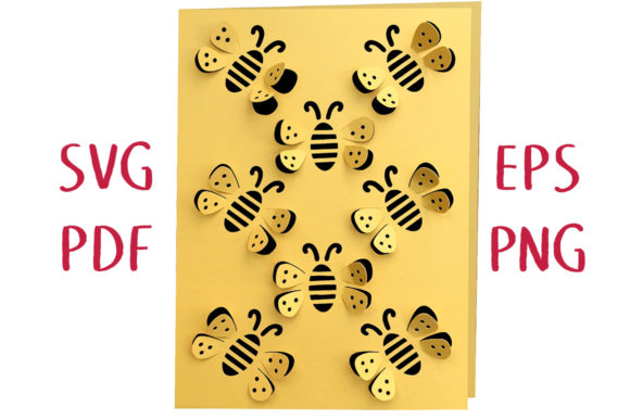 Honeybee 3D Card: A Creative Way to Add Depth and Charm to Your Greetings