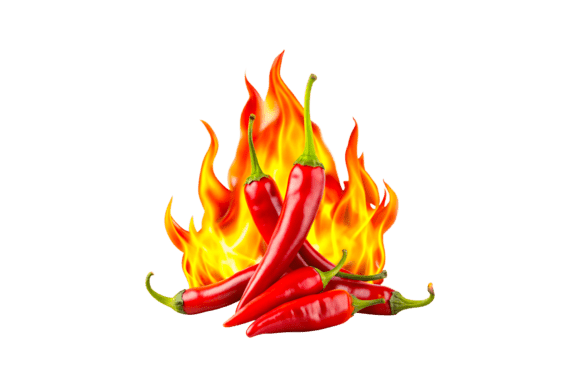 Igniting Your Designs: The Versatility of the Hot Chili Pepper is on Fire 3D Icon
