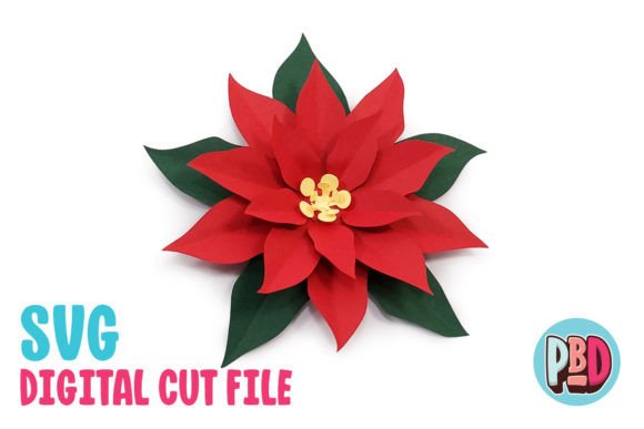Poinsettia 3D Papercraft: A Versatile and Creative Holiday Solution