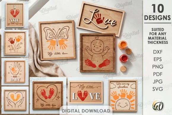 Revolutionizing Nursery Design: The Strategic Value of the 3D Baby Wall Decors Bundle Laser Cut